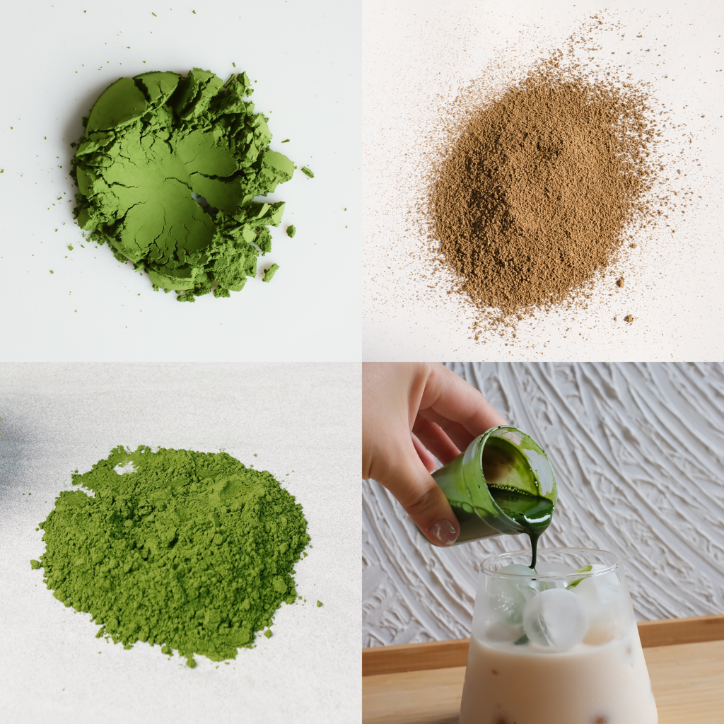 Matcha & Hojicha Tasting Set (100g × 3) + Free Matcha Shaker